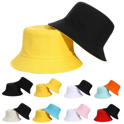IGTX Portable Big Visors Wide Brim Anti-UV Double-Sided Sun Hat Beach Cap Bucket Hat Fisherman Cap (1)