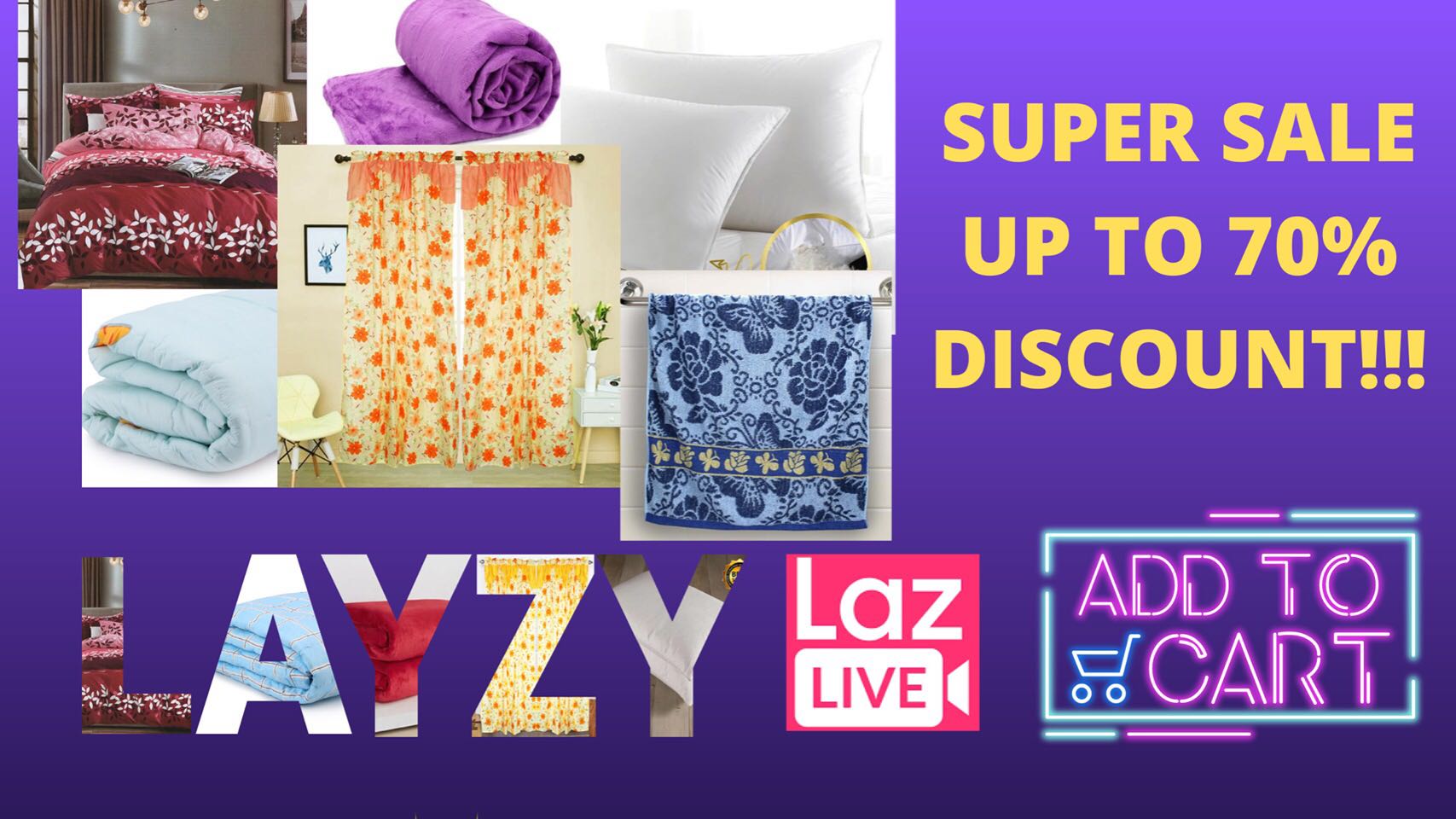 LAYZY Go livestream