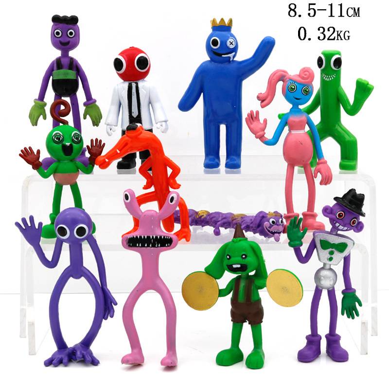Últimas 24pcs/set Roblox Rainbow Friends Figuras Modelo Bonecas