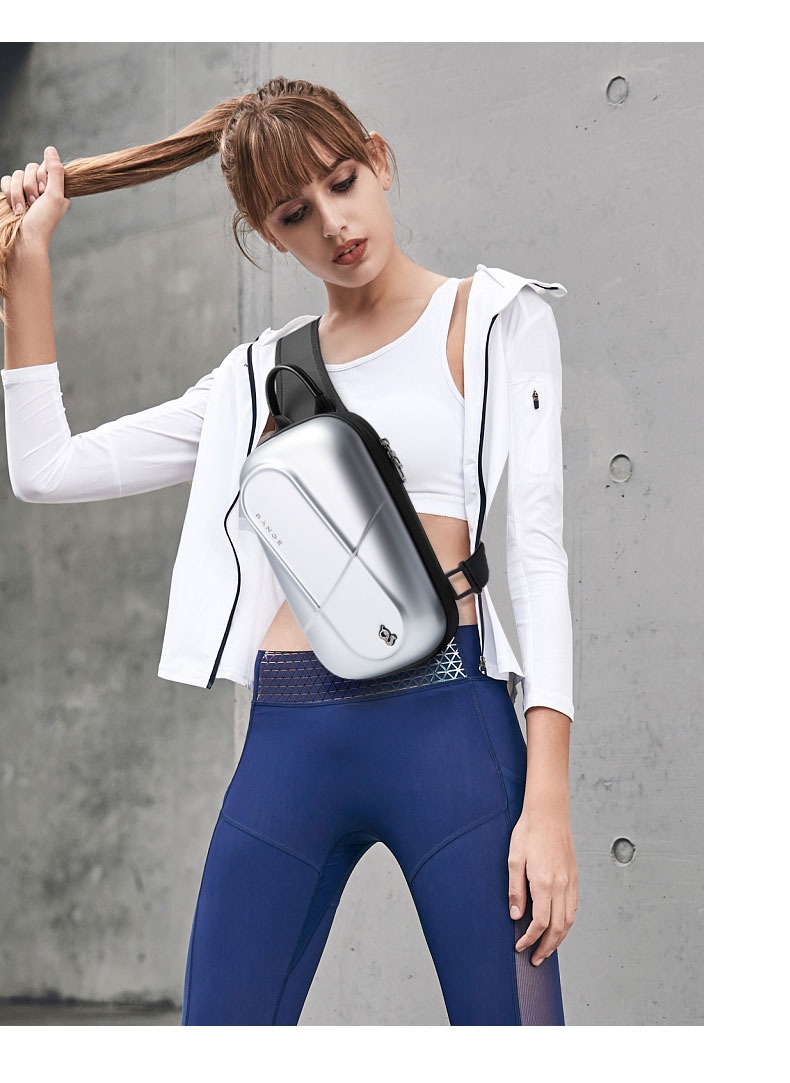 Gadgetoo 7353 Bange Premium Quality Bag Crossbody Bag Anti Theft Ykk Zipper Water Repellent Fabric Tablet Bag Travel Office School Work Daily Bag Chest Bag Shoulder Bag