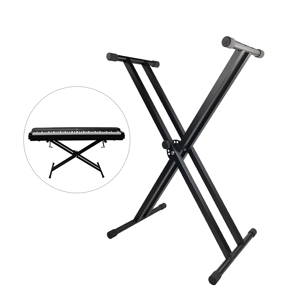 ammoonX-Style Piano Keyboard Stand Adjustable and Heavy Duty Music Stand