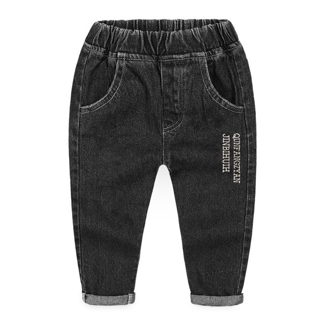New 2020 Kids Solid Jeans Trousers Pants Boys Denim Pants Baby Boys Jeans Autumn Winter Jeans Long Pants Clothing