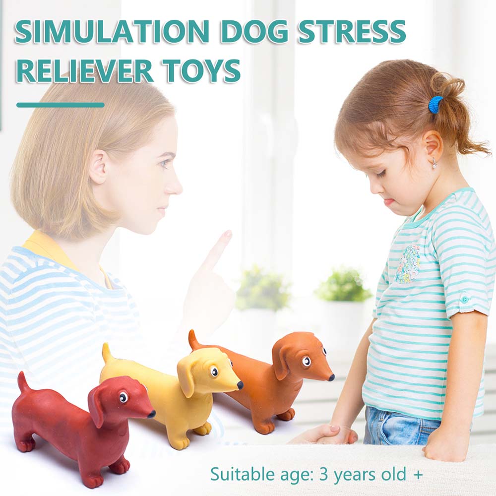 SHEBE668ยืดเด็กของขวัญปรับปรุงความเข้มข้นบรรเทาความเครียด Decompression หมูมือ Fidget ตุ๊กตากลับสู่สภาวะปกติของเล่น Patting สุนัข