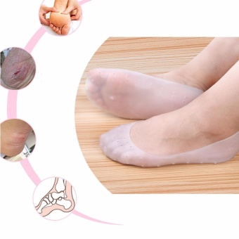 1 Pair Of Anti Slip Breathable Silicone Gel Socks Gel MoisturizingSocks Foot Care Protector (White) - Intl June 2018 - 4 1 Pair of Anti Slip Breathable Silicone Gel Socks Gel MoisturizingSocks Foot Care Protector (White) - intl - 4