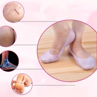 1 Pair Of Anti Slip Breathable Silicone Gel Socks Gel MoisturizingSocks Foot Care Protector (White) - Intl June 2018 - 3 1 Pair of Anti Slip Breathable Silicone Gel Socks Gel MoisturizingSocks Foot Care Protector (White) - intl - 3