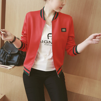 2016 Autumn Winter Long Sleeve Slim Jackets Vintage Stand CollarCeleb Bomber Coats Casual Solid Outwear(Black) June 2018 - 2 2016 Autumn Winter Long Sleeve Slim Jackets Vintage Stand CollarCeleb Bomber Coats Casual Solid Outwear(Black) - 2
