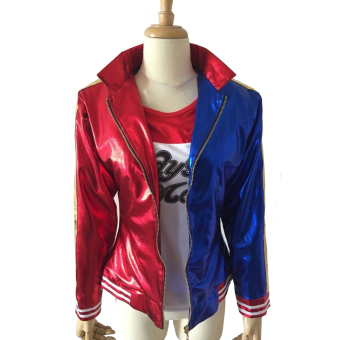 2016 NEW Movie Suicide Squad Harley Quinn Female Clown Cosplaycostume Clothing Halloween Anime Coat Jacket One Set Uniform - Intl May 2018 - 2 2016 NEW movie Suicide Squad Harley Quinn female clown cosplaycostume clothing halloween anime coat jacket one set uniform - Intl - 2