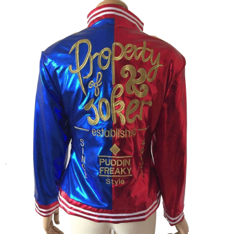 2016 NEW Movie Suicide Squad Harley Quinn Female Clown Cosplaycostume Clothing Halloween Anime Coat Jacket One Set Uniform - Intl May 2018 - 4 2016 NEW movie Suicide Squad Harley Quinn female clown cosplaycostume clothing halloween anime coat jacket one set uniform - Intl - 4