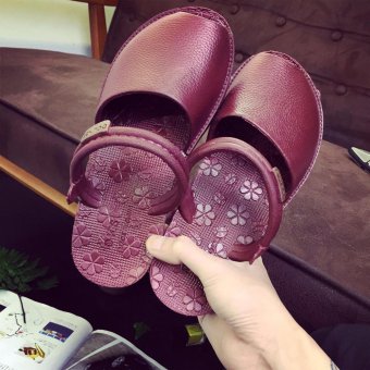 2017 Fashion Anti-skid New Slippers Female Summer Flat Sets Of Feet Sandals Ladies Leisure Cool Drag Simple Wild Fish Head Shoes - Intl June 2018 - 5 2017 fashion anti-skid new slippers female summer flat sets of feet sandals ladies leisure cool drag simple wild fish head shoes - intl - 5