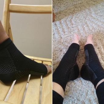 2pcs/1 Pair Foot Ankle Compression Socks Anti Fatigue Varicose FeetSleeve - Intl July 2018 - 5 2pcs/1 pair Foot Ankle Compression Socks Anti Fatigue Varicose FeetSleeve - intl - 5