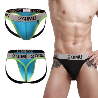 3 Pcs/lot Men Cotton Underwear Patchwork Letter G Thongs Shorts Sleepwear Home Wear Panties - Intl June 2018 - 3 3 Pcs/lot Men Cotton Underwear patchwork letter G Thongs Shorts Sleepwear Home wear Panties - intl - 3