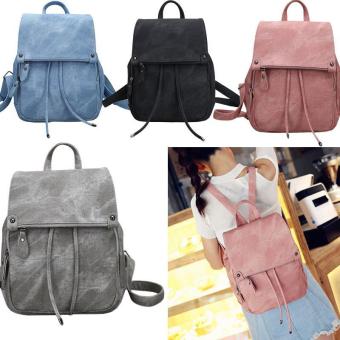 Amart Fashion Women Drawstring Backpack Solid Color Teenagers GirlsTop-handle Backpacks Racksack (Black) - Intl June 2018 - 2 Amart Fashion Women Drawstring Backpack Solid color Teenagers GirlsTop-handle Backpacks Racksack (Black) - intl - 2