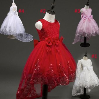 Amart Girls Flower Pageant Dress Kids Girl Lace Tutu Princess Dresses For Evening Party Wedding - Intl June 2018 - 3 Amart Girls Flower Pageant Dress Kids Girl Lace Tutu Princess Dresses For Evening Party Wedding - intl - 3