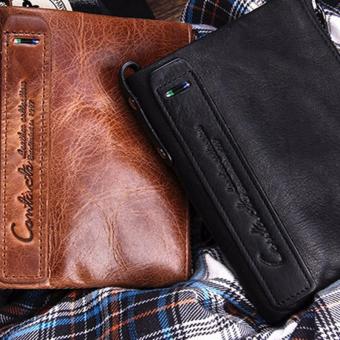 Amart New Genuine Leather Men Wallet Short Coin Purse VintageWallets (Brown) - Intl July 2018 - 2 Amart New Genuine Leather Men Wallet Short Coin Purse VintageWallets (Brown) - intl - 2