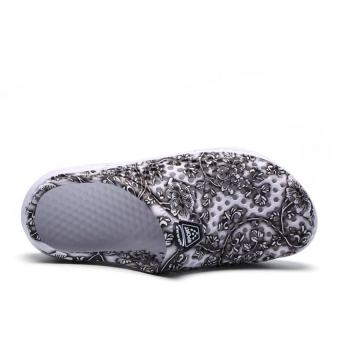 APTESOL Women Plus Size 36-41 Casual Blue-white Porcelain ColorSandals Garden Crystal Women's Beach Slippers Breathable WaterShoes (Black) - Intl June 2018 - 4 APTESOL Women Plus Size 36-41 Casual Blue-white Porcelain ColorSandals Garden Crystal Women's Beach Slippers Breathable WaterShoes (Black) - intl - 4