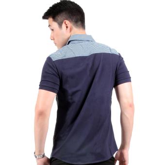 Attraxion Robin Striped Polo For Men(Blue) June 2018 - 3 Attraxion Robin Striped Polo for Men(Blue) - 3