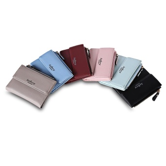 Baellerry Stylish PU Leather Card Holder Short Wallet Coin Purse For Women - Intl June 2018 - 5 Baellerry Stylish PU Leather Card Holder Short Wallet Coin Purse for Women - intl - 5