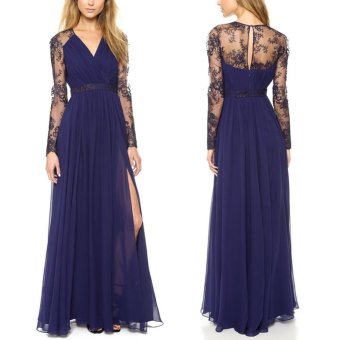 Blackhorse Sexy Lace Chiffon Evening Formal Party Cocktail LongDress Bridesmaid Prom Gown (Color:c0) - Intl June 2018 - 3 Blackhorse Sexy Lace Chiffon Evening Formal Party Cocktail LongDress Bridesmaid Prom Gown (Color:c0) - intl - 3