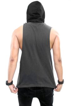 BLKSHP Dark Style Dropped Armholes With Contrast Hood(Charcoal/Black) June 2018 - 3 BLKSHP Dark Style Dropped Armholes with Contrast Hood(Charcoal/Black) - 3