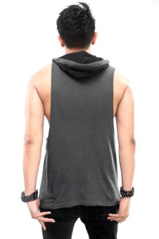 BLKSHP Dark Style Dropped Armholes With Contrast Hood(Charcoal/Black) June 2018 - 2 BLKSHP Dark Style Dropped Armholes with Contrast Hood(Charcoal/Black) - 2