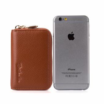 BOSTANTEN Genuine Leather Unisex Card Holder Wallets High QualityFemale Credit Card Holders Women Pillow Mini Card Holder Purse -intl June 2018 - 2 BOSTANTEN Genuine Leather Unisex Card Holder Wallets High QualityFemale Credit Card Holders Women Pillow Mini Card holder Purse -intl - 2
