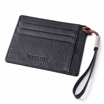 Bostanten Men's Leather Cowhide Fashion Coin Purse Card Holders Black - Intl July 2018 - 4 Bostanten Men's Leather Cowhide Fashion Coin Purse Card Holders Black - intl - 4