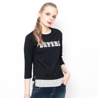 Bum Ladies Knits With Woven Combi (Black) May 2018 - 3 Bum Ladies Knits With Woven Combi (Black) - 3