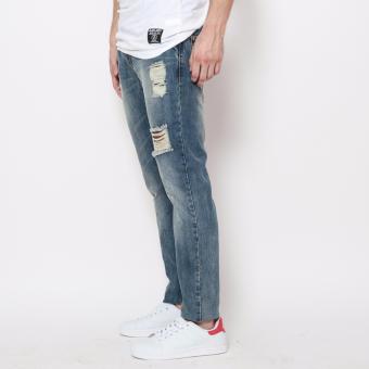 Bum Men's Ripped Denim Pants (Blue) June 2018 - 2 Bum Men's Ripped Denim Pants (Blue) - 2