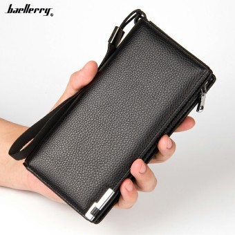 BYT Baellery Premium PU Leather Long Men Wallet Handbag PA404(Black) June 2018 - 3 BYT Baellery Premium PU Leather Long Men Wallet Handbag PA404(Black) - 3