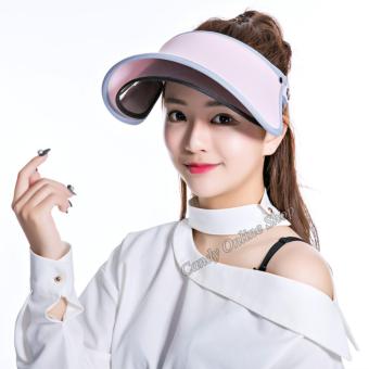 Candy Online Unisex Sun Visor Cap UV Protection Sun Block OutdoorAdjustable Wide Hat (Peach) July 2018 - 2 Candy Online Unisex Sun Visor Cap UV Protection Sun Block OutdoorAdjustable Wide Hat (Peach) - 2