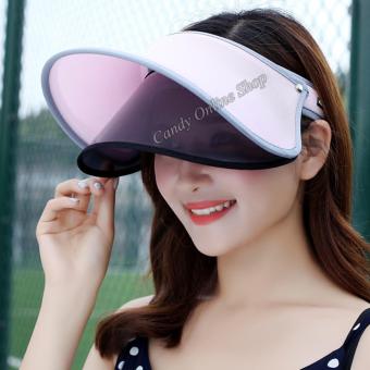 Candy Online Unisex Sun Visor Cap UV Protection Sun Block OutdoorAdjustable Wide Hat (Peach) July 2018 - 5 Candy Online Unisex Sun Visor Cap UV Protection Sun Block OutdoorAdjustable Wide Hat (Peach) - 5