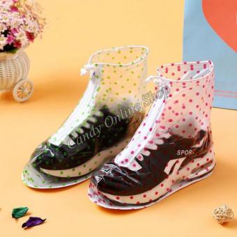 Candy Online Waterproof Non-slip Rain Shoe Covers (Pink) May 2018 - 2 Candy Online Waterproof Non-slip rain shoe covers (Pink) - 2