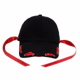 Cap City Korean Long Lace Brim Design Hip Hop Baseball Cap(Black) August 2018 - 2 Cap City Korean Long Lace Brim Design Hip Hop Baseball Cap(Black) - 2