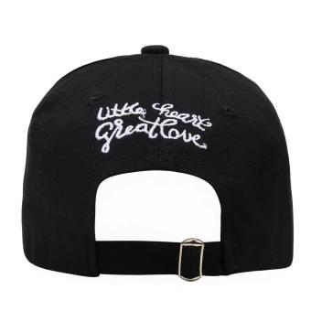 Cap City Korean Style Heart Finger Gesture Embroidery Baseball Cap (Black) June 2018 - 3 Cap City Korean Style Heart Finger Gesture Embroidery Baseball Cap (Black) - 3