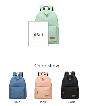 Casual Solid Women Backpack School Bag Large Capacity For Teenagers Girls Simple Travel Bags Lady Back Pack Bagpack (Black) - Intl July 2018 - 5 Casual Solid Women Backpack School Bag Large Capacity For Teenagers Girls Simple Travel Bags Lady Back Pack Bagpack (Black) - intl - 5