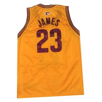 Cavs 23 James Basketball Jersey Sando Adult (Yellow) June 2018 - 2 Cavs 23 James Basketball Jersey Sando Adult (Yellow) - 2