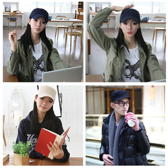 Classic Plain Vintage Army Military Cadet Style Cotton Cap Hat Adjustable Black June 2018 - 2 Classic Plain Vintage Army Military Cadet Style Cotton Cap Hat Adjustable Black - 2