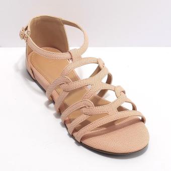CLN 15G-ALEYA2 Strappy Flat Sandals (Pink) | Lazada PH