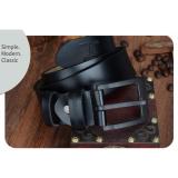 COWATHER Men Belt Ratchet Leather Belts 100% Cow Genuine Leather Dress Belt With Alloy Rotated Pin Buckle Reversible Black Dress Belts Casual Jeans Waistband Belt XXS-XXL September 2018 - 5 COWATHER Men Belt Ratchet Leather Belts 100% Cow Genuine Leather Dress Belt with Alloy Rotated Pin Buckle Reversible Black Dress Belts Casual Jeans Waistband Belt XXS-XXL - 5