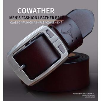 COWATHER 100% Cow Leather Belts For Men - Mens Cow Genuine Leather Belt For Dress & Jeans - Big & Tall Size - Great June 2018 - 3 COWATHER 100% Cow Leather Belts For Men - Mens Cow Genuine Leather Belt for Dress & Jeans - Big & Tall Size - Great - 3