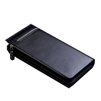CUREWE KERIEN Brand Men's PU Leather Long Zipper Purse Business Wallet Handbag Black June 2018 - 2 CUREWE KERIEN Brand Men's PU Leather Long Zipper Purse Business Wallet Handbag Black - 2