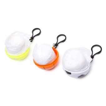 Cute Ball Case Disposable Raincoat, Set Of 3 (Multicolor) June 2018 - 2 Cute Ball Case Disposable Raincoat, Set of 3 (Multicolor) - 2