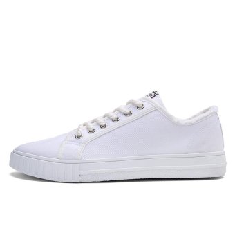 CYOU 2017 New Mens Casual Shoes Man Flats Breathable Mens Fashion Classic Outdoor Shoes Mens Canvas Shoes For Men (White) - Intl June 2018 - 3 CYOU 2017 New Mens Casual Shoes Man Flats Breathable Mens Fashion Classic Outdoor Shoes Mens Canvas Shoes for Men (White) - intl - 3