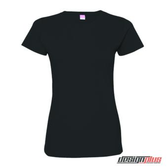 DesignPlus Premium Cotton Blend Plain Round Neck Ladies Tee (Black) June 2018 - 2 DesignPlus Premium Cotton Blend Plain Round Neck Ladies Tee (Black) - 2