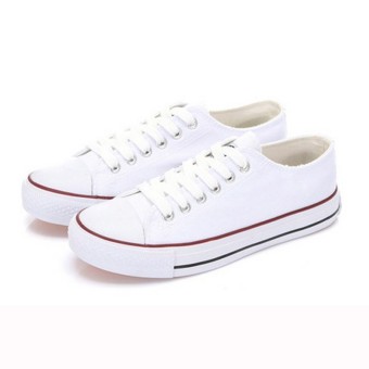 Dunk Low Fashion Canvas Sneaker Shoes-White/Red - Intl June 2018 - 3 Dunk Low Fashion Canvas Sneaker Shoes-White/Red - Intl - 3