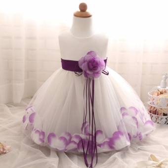 Elegant Girls Petals Dress Infant Kids Party Clothing Weddingpageant Formal Dresses Girls Gifts - Intl June 2018 - 5 Elegant girls petals dress infant kids party clothing weddingpageant formal dresses girls gifts - intl - 5