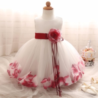 Elegant Girls Petals Dress Infant Kids Party Clothing Weddingpageant Formal Dresses Girls Gifts - Intl June 2018 - 4 Elegant girls petals dress infant kids party clothing weddingpageant formal dresses girls gifts - intl - 4