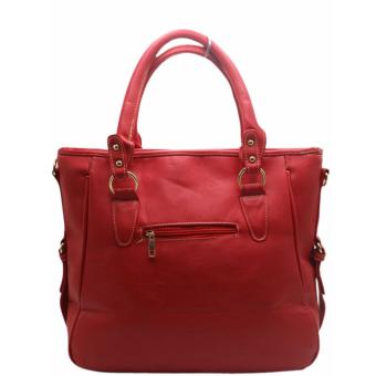 Elena E336Shoulder Bag With Sling And Wallet (Red) June 2018 - 4 Elena E336Shoulder Bag With Sling And Wallet (Red) - 4