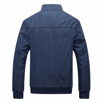 Encontrar New Men Solid Business Classic Bomber Jackets M-5XL(Black) - Intl July 2018 - 4 Encontrar New Men Solid Business Classic Bomber Jackets M-5XL(Black) - intl - 4
