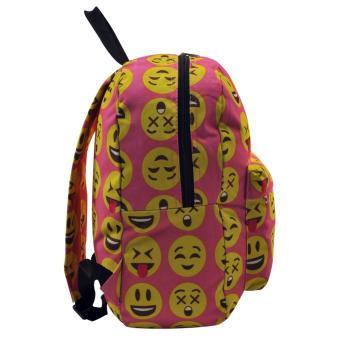 Everyday Deal Emoji Fashion Backpack School Casual Daypack Bag(Pink) June 2018 - 4 Everyday Deal Emoji Fashion Backpack School Casual Daypack Bag(Pink) - 4